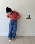 Line Denim Pants
