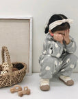 Fleece Bubble Top Bottom Set