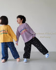 Round Denim Pants