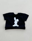Bunny Baby Tee – Schlichtes Shirt mit süßem Häschenmotiv