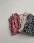 Piping Check Pants
