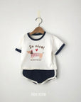 Puppy Short Sleeve Set