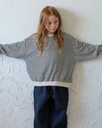 Terry Stripe Sweatshirt