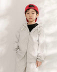 2-Way Sweat Hood Zip-up