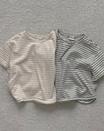 Bam Bam Stripes Tee – Oversized Shirt mit feinen Streifen