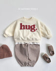 Hug Embossed Sweatshirt