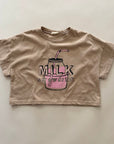 Milk Strawdrink T-Shirt – Cooles Print-Shirt mit Retro-Charme