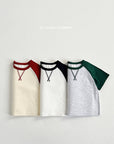 V-Stitch Raglan Tee