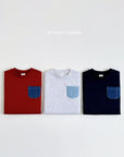 Denim Pocket Short Sleeve Tee