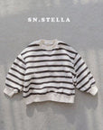 Cream Stripe Sweatshirt