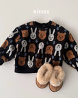 Animal Knit Sweatshirt