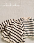 Multi Stripe Brushed Sweatshirt (Bebe)