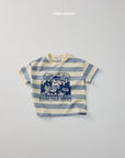 Stripe Meow Tee