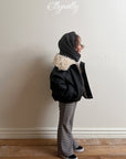 Little Foxx – Latte Striped Bootcut Pants