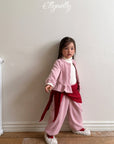 Little Foxx – Snowflake Ribbed Frill Cardigan