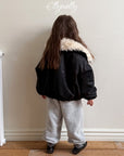 Little Foxx – Big Collar Shirring Jacket