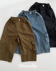 Little Foxx – Haco Balloon Cargo Denim Pants