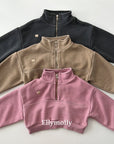 Little Foxx – Archi Pigment Half Zip-up Top