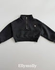 Little Foxx – Archi Pigment Half Zip-up Top