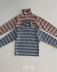 Little Foxx – Snow Warmer Mock Neck Tee (Striped)