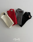 Little Foxx – Dot Ribbed Fleeced Socks