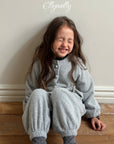 Little Foxx – Snowflake Ribbed Jogger Pants
