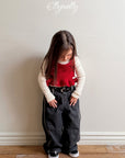 Little Foxx – Dot Fleeced Half Mock Neck Tee