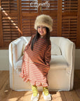 Little Foxx – Fleece Frill Long Dress