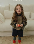Little Foxx – Color Contrast Knit Sweatshirt