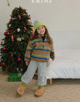 Little Foxx – Snow Color Contrast Jogger Pants