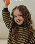 Little Foxx – Color Contrast Knit Sweatshirt