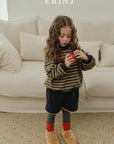 Little Foxx – Color Contrast Knit Sweatshirt