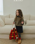 Little Foxx – Color Contrast Knit Sweatshirt