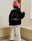 Colorful Fleece Sweatshirt