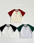 V-Stitch Raglan Tee