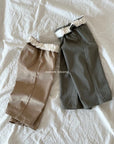 Waist Cotton Pants