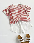Marine Stripe Short Sleeve Tee
