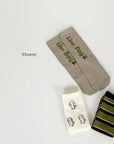 Line Dog Socks Set