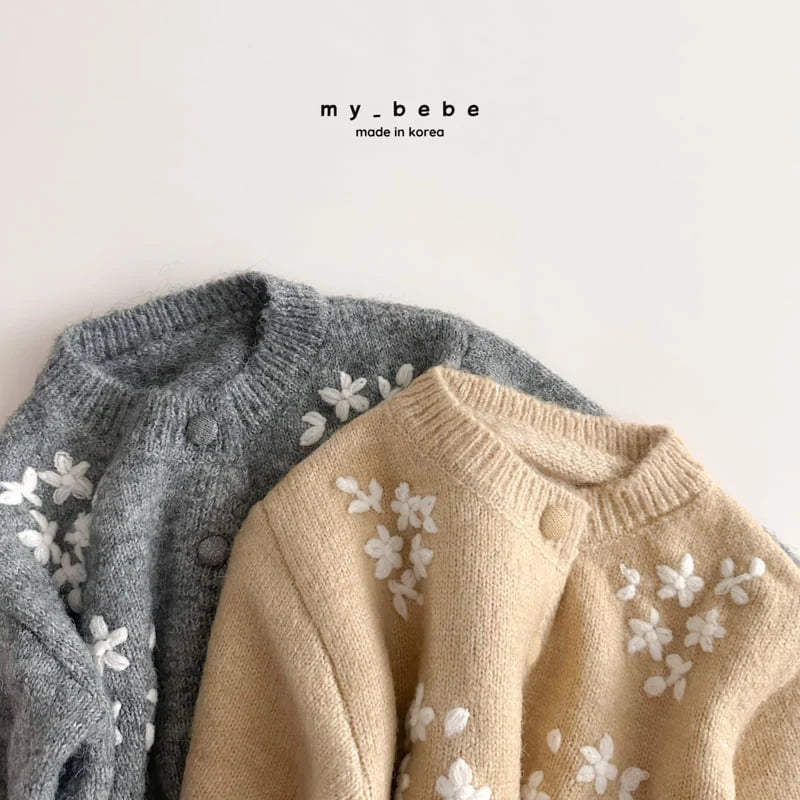 Floral Embroidered Cardigan