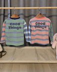 Happy Stripe Tee