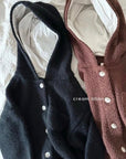 Hooded Knit Cardigan