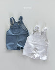 Panel Denim Overalls