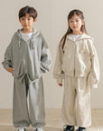 2-Way Sweat Hood Zip-up