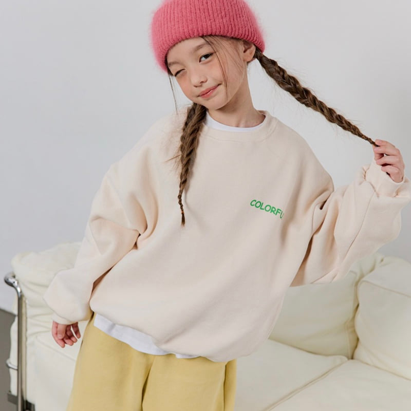 Colorful Fleece Sweatshirt