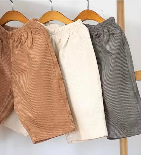 Capri Corduroy Panpan Pants
