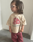 Mushroom Shirt – Oversized T-Shirt mit Retro-Pilzprint