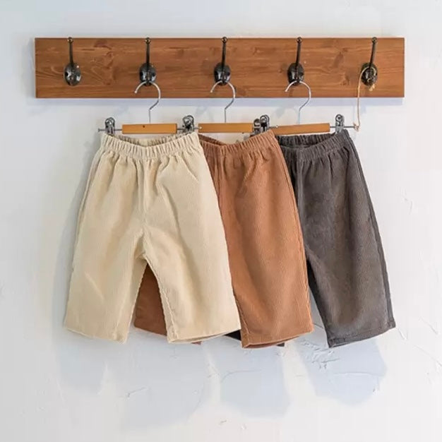 Capri Corduroy Panpan Pants