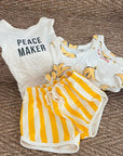 Sunny Stripes Shorts – Lässige gestreifte Shorts für warme Tage