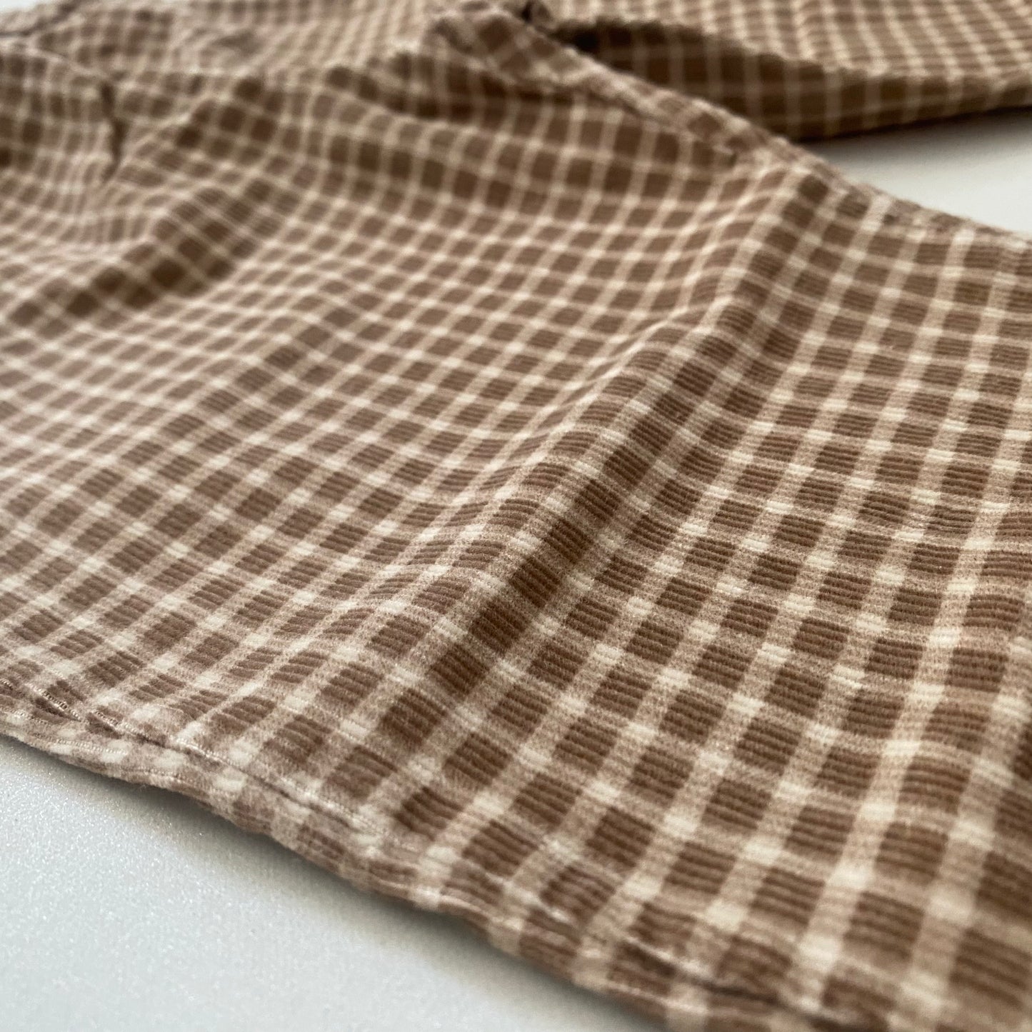 Corduroy Check Pants