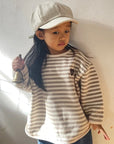 Heart Stripe Pullover – Sweatshirt mit Platz zum Wachsen